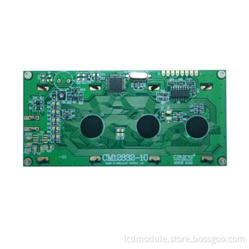 12832 dots matrix lcd module support RS232 UART
